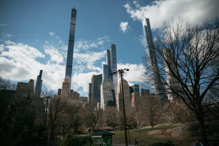 Photo Skyscrapers from recycled materials